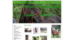 Desktop Screenshot of kinder-ponyhof.com